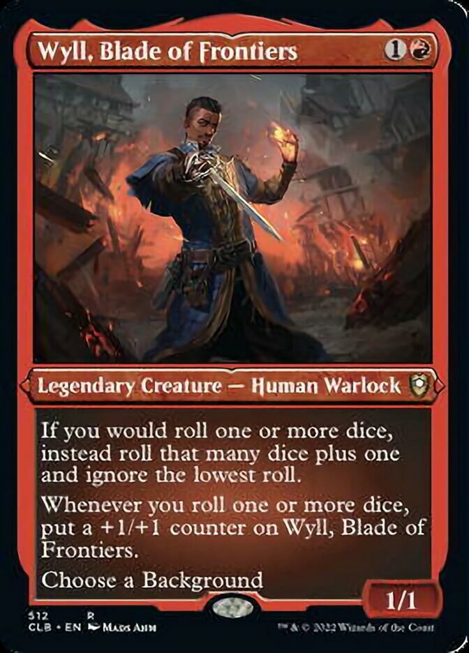 Wyll, Blade of Frontiers (Foil Etched) [Commander Legends: Battle for Baldur's Gate] | The Time Vault CA