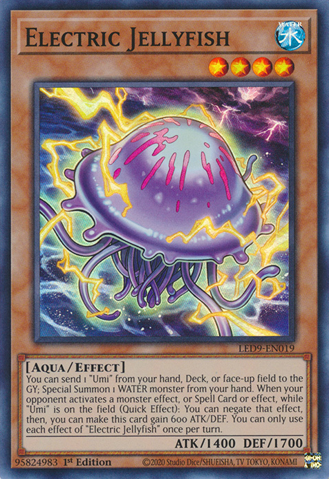 Electric Jellyfish [LED9-EN019] Super Rare | The Time Vault CA