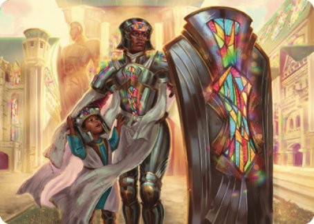 Guardian of New Benalia Art Card [Dominaria United Art Series] | The Time Vault CA