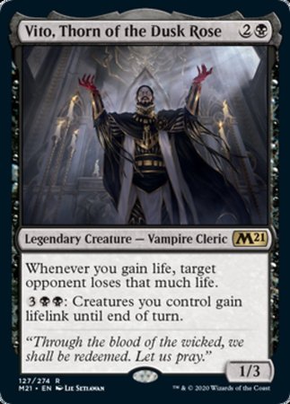 Vito, Thorn of the Dusk Rose [Core Set 2021] | The Time Vault CA