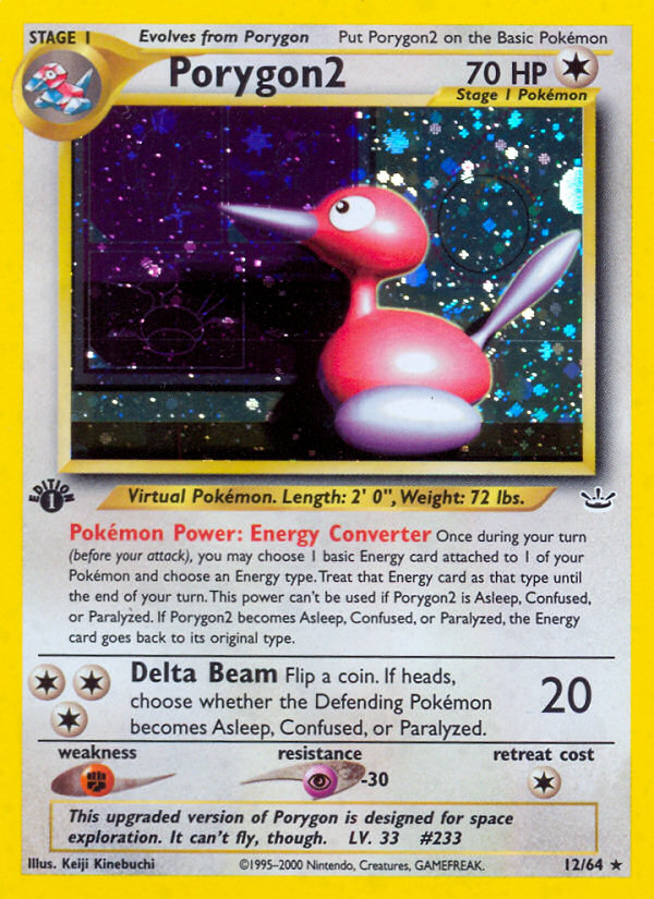 Porygon2 (12/64) [Neo Revelation 1st Edition] | The Time Vault CA