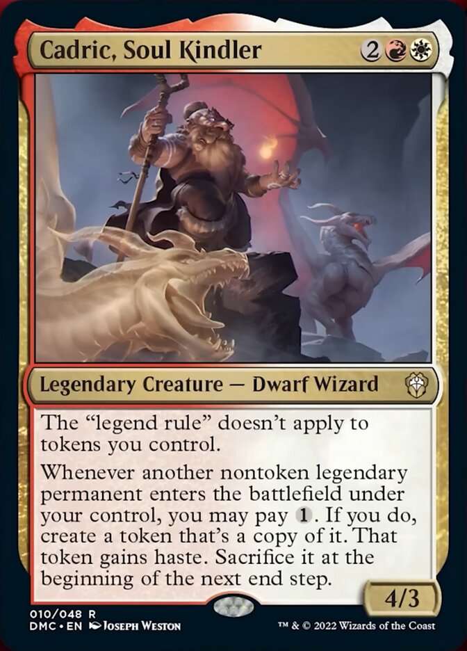 Cadric, Soul Kindler [Dominaria United Commander] | The Time Vault CA