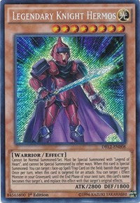 Legendary Knight Hermos [DRL2-EN008] Secret Rare | The Time Vault CA