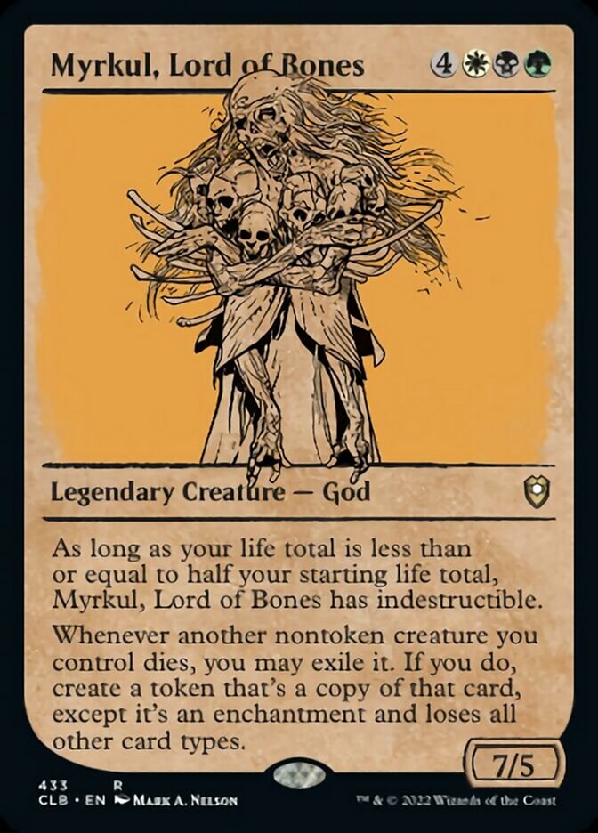 Myrkul, Lord of Bones (Showcase) [Commander Legends: Battle for Baldur's Gate] | The Time Vault CA