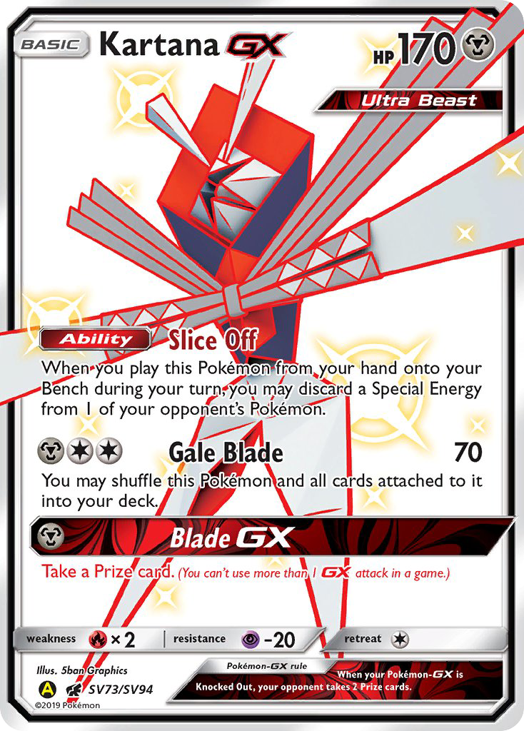 Kartana GX (SV73/SV94) [Sun & Moon: Hidden Fates - Shiny Vault] | The Time Vault CA