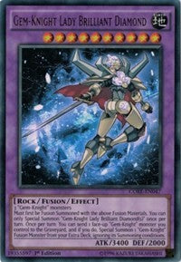 Gem-Knight Lady Brilliant Diamond [CORE-EN047] Ultra Rare | The Time Vault CA