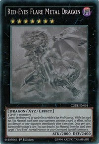 Red-Eyes Flare Metal Dragon (GR) [CORE-EN054] Ghost Rare | The Time Vault CA