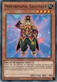 Performapal Salutiger [CORE-EN093] Common | The Time Vault CA