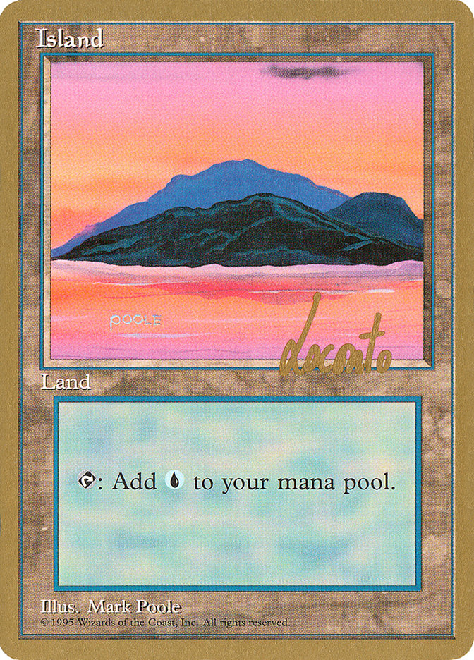 Island (ml369) (Michael Loconto) [Pro Tour Collector Set] | The Time Vault CA