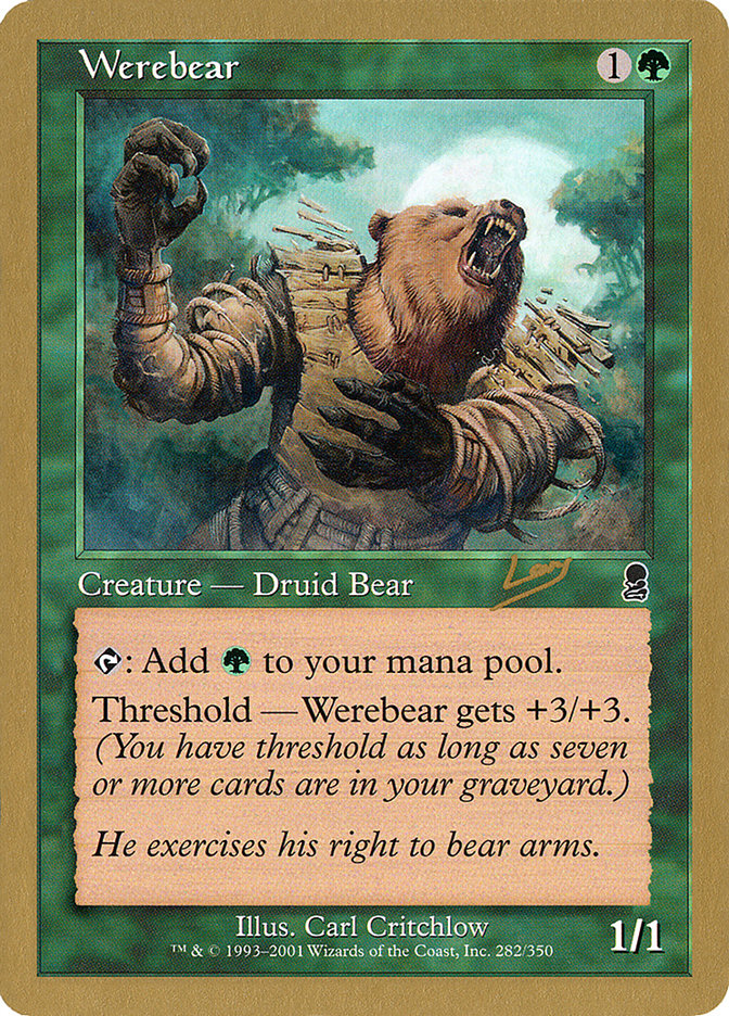 Werebear (Raphael Levy) [World Championship Decks 2002] | The Time Vault CA