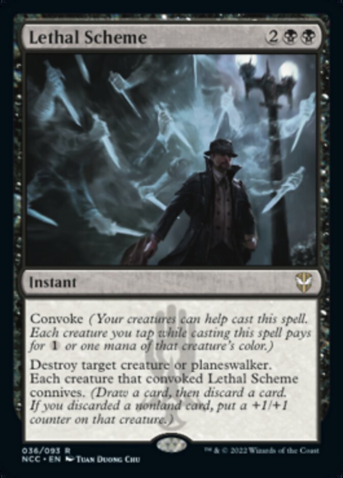 Lethal Scheme [Streets of New Capenna Commander] | The Time Vault CA
