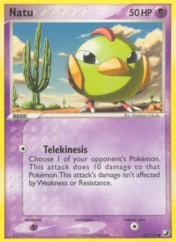 Natu (63/115) [EX: Unseen Forces] | The Time Vault CA