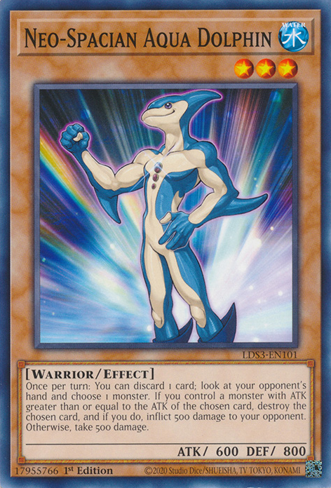 Neo-Spacian Aqua Dolphin [LDS3-EN101] Common | The Time Vault CA