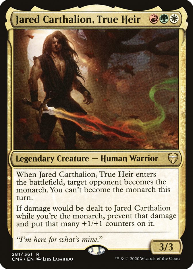 Jared Carthalion, True Heir [Commander Legends] | The Time Vault CA