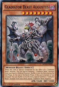 Gladiator Beast Augustus [MP15-EN020] Rare | The Time Vault CA