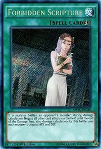 Forbidden Scripture [MP15-EN038] Secret Rare | The Time Vault CA