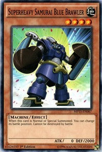 Superheavy Samurai Blue Brawler [MP15-EN067] Common | The Time Vault CA