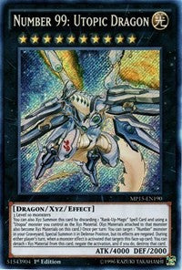 Number 99: Utopic Dragon [MP15-EN190] Secret Rare | The Time Vault CA
