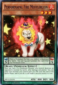 Performapal Fire Mufflerlion [MP15-EN191] Common | The Time Vault CA