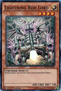 Lightning Rod Lord [MP15-EN216] Super Rare | The Time Vault CA