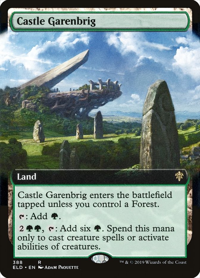 Castle Garenbrig (Extended Art) [Throne of Eldraine] | The Time Vault CA