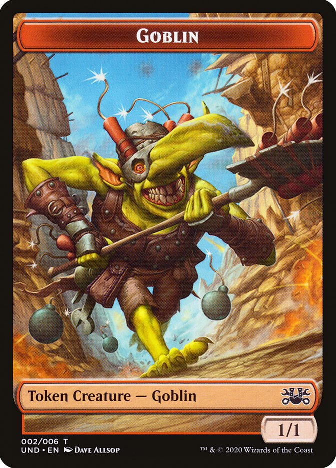 Goblin // Giant Teddy Bear Double-sided Token [Unsanctioned Tokens] | The Time Vault CA