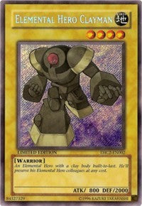 Elemental HERO Clayman [EHC2-EN002] Secret Rare | The Time Vault CA