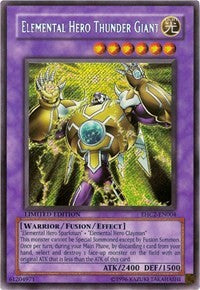 Elemental HERO Thunder Giant [EHC2-EN004] Secret Rare | The Time Vault CA