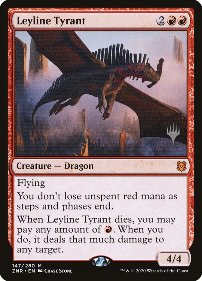 Leyline Tyrant (Promo Pack) [Zendikar Rising Promos] | The Time Vault CA