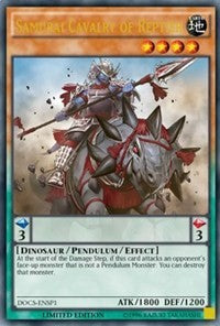 Samurai Cavalry of Reptier (ENSP1) [DOCS-ENSP1] Ultra Rare | The Time Vault CA
