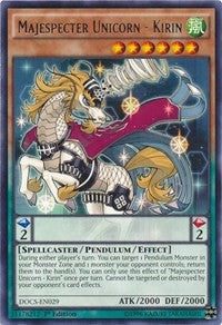 Majespecter Unicorn - Kirin [DOCS-EN029] Rare | The Time Vault CA