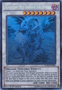 Scarlight Red Dragon Archfiend (Ghost) [DOCS-EN046] Ghost Rare | The Time Vault CA