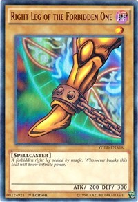 Right Leg of the Forbidden One (A) [YGLD-ENA18] Ultra Rare | The Time Vault CA