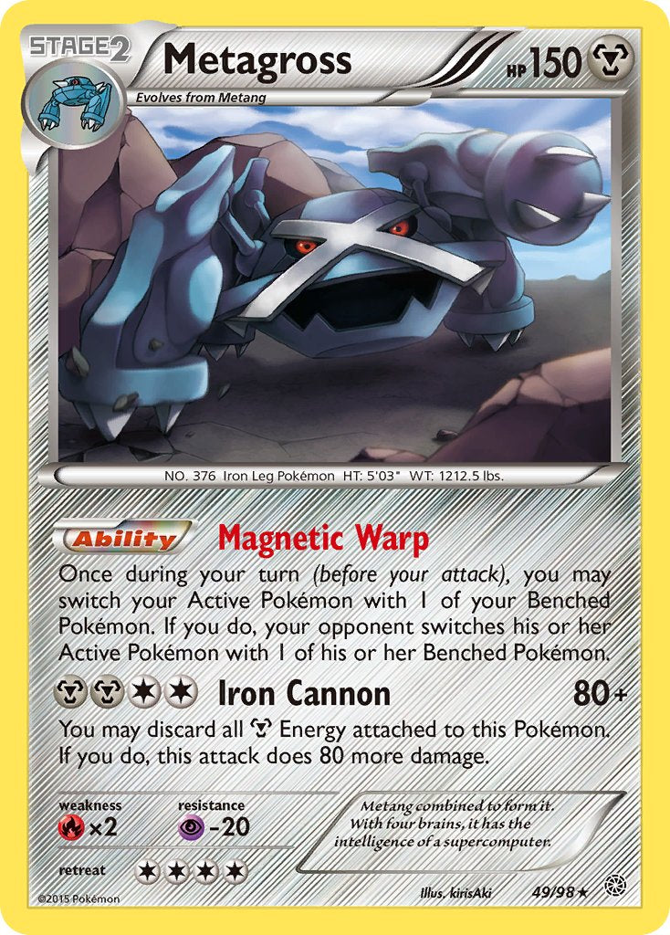 Metagross (49/98) (Theme Deck Exclusive) [XY: Ancient Origins] | The Time Vault CA