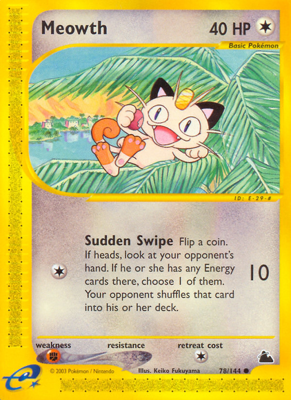 Meowth (78/144) [Skyridge] | The Time Vault CA