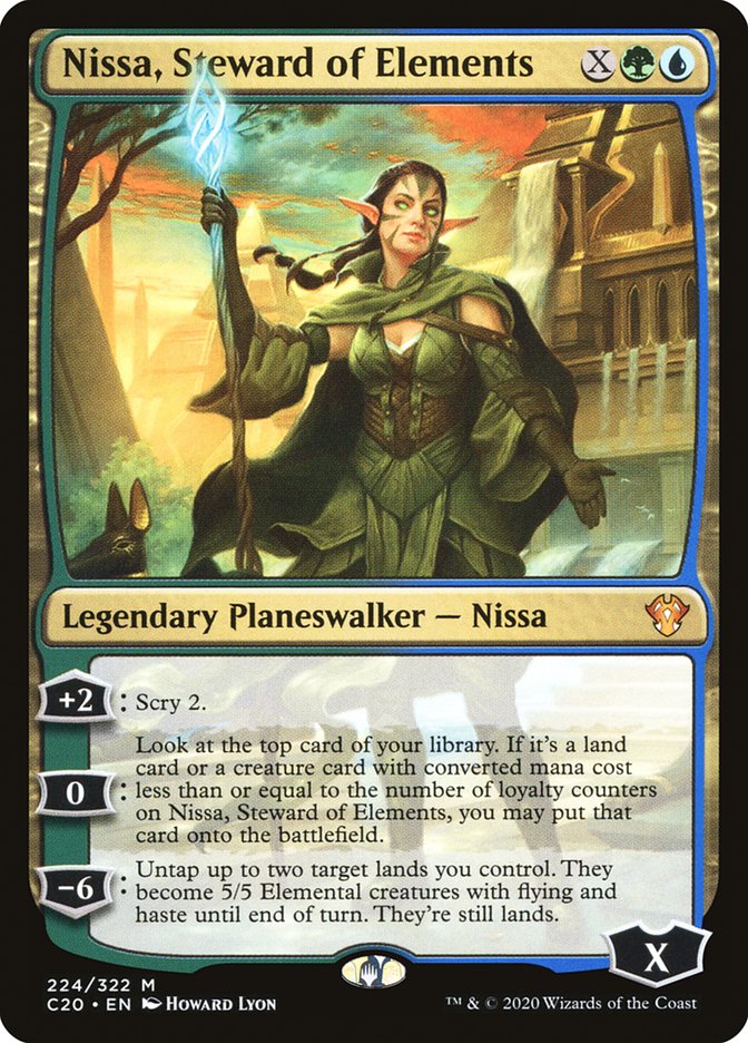 Nissa, Steward of Elements [Commander 2020] | The Time Vault CA