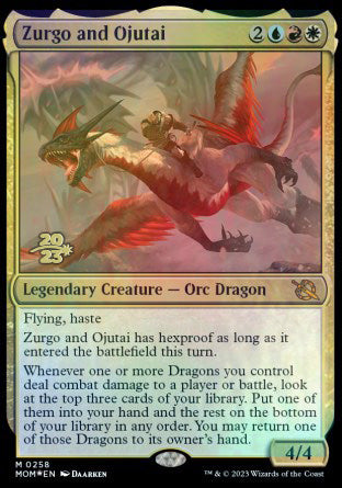Zurgo and Ojutai [March of the Machine Prerelease Promos] | The Time Vault CA