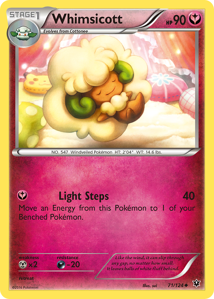 Whimsicott (71/124) [XY: Fates Collide] | The Time Vault CA