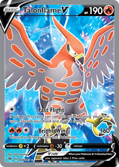 Talonflame V (168/185) [Sword & Shield: Vivid Voltage] | The Time Vault CA