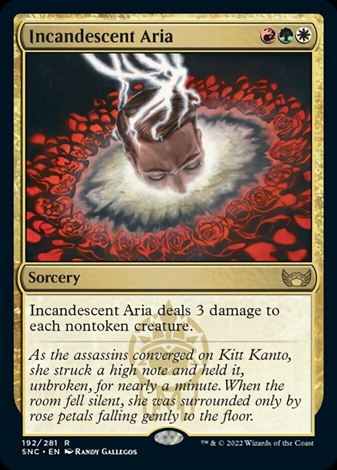 Incandescent Aria [Streets of New Capenna] | The Time Vault CA