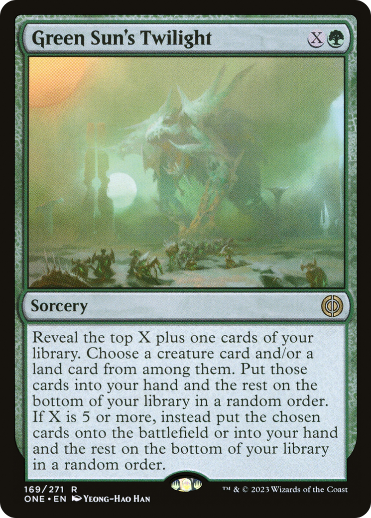 Green Sun's Twilight [Phyrexia: All Will Be One] | The Time Vault CA