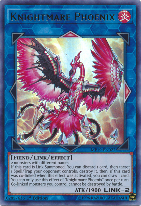 Knightmare Phoenix [MP19-EN027] Ultra Rare | The Time Vault CA
