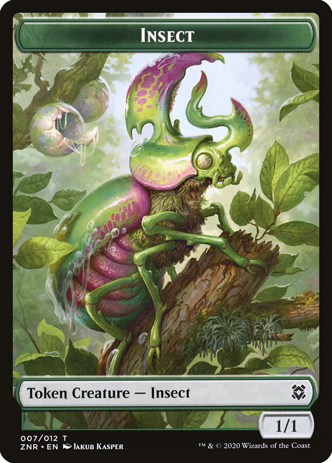 Insect Token [Zendikar Rising] | The Time Vault CA