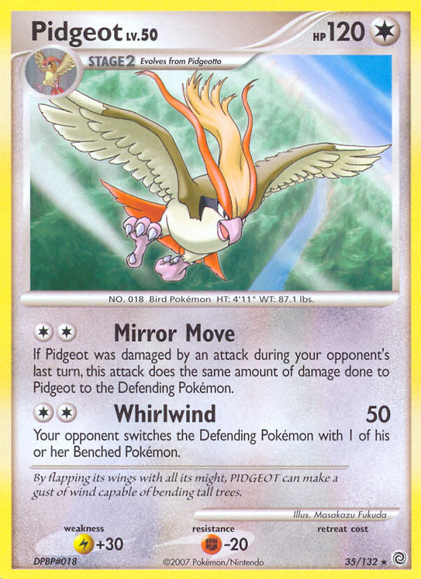 Pidgeot (35/132) [Diamond & Pearl: Secret Wonders] | The Time Vault CA