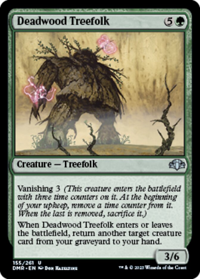 Deadwood Treefolk [Dominaria Remastered] | The Time Vault CA