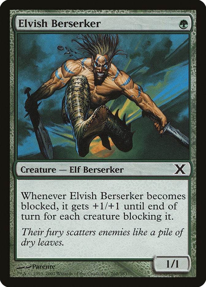 Elvish Berserker [Tenth Edition] | The Time Vault CA