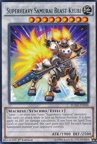 Superheavy Samurai Beast Kyubi [BOSH-EN048] Rare | The Time Vault CA