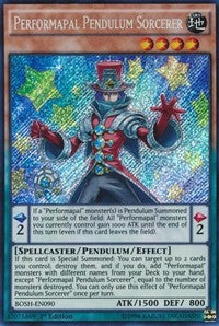 Performapal Pendulum Sorcerer [BOSH-EN090] Secret Rare | The Time Vault CA