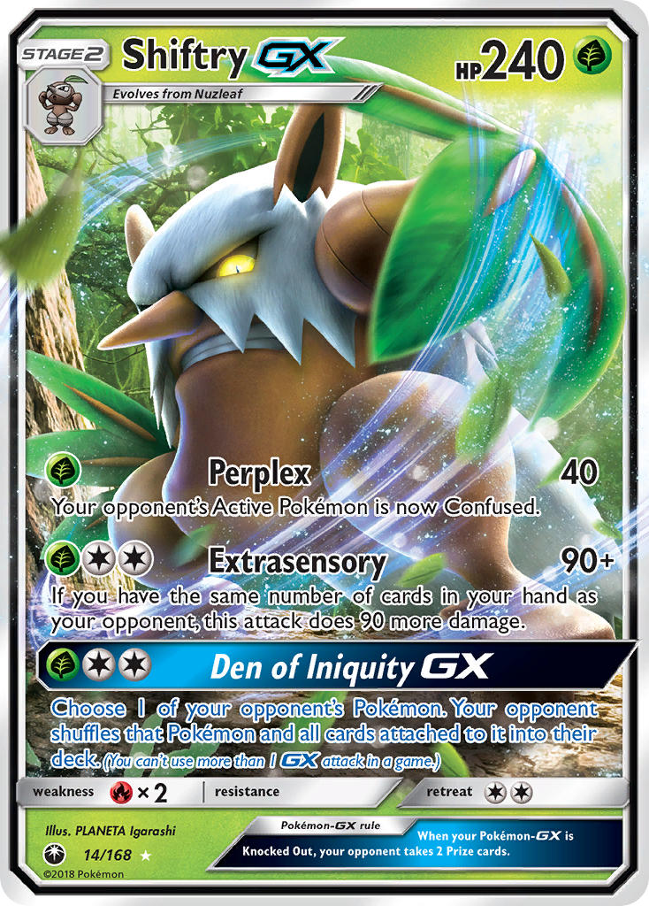 Shiftry GX (14/168) [Sun & Moon: Celestial Storm] | The Time Vault CA