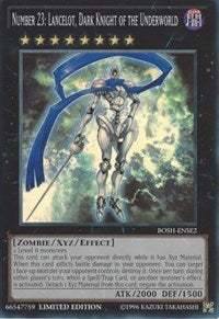 Number 23: Lancelot, Dark Knight of the Underworld [BOSH-ENSE2] Super Rare | The Time Vault CA